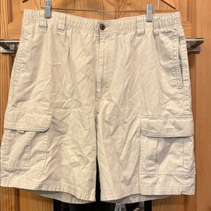 Men's Casual Cargo Shorts in Classic Beige Sz XXL